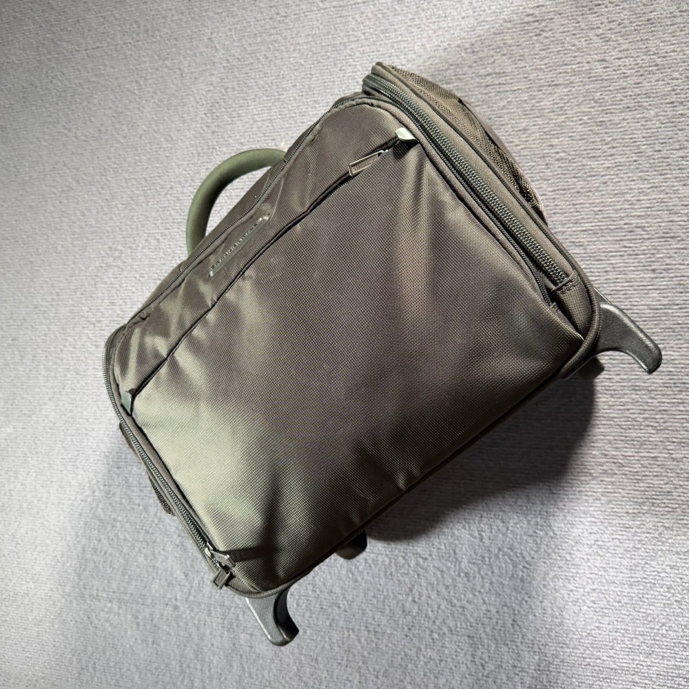 Briggs & Riley Rolling Carry On Transcend Olive‎ TUC115-8 Cabin Bag Travel Gear